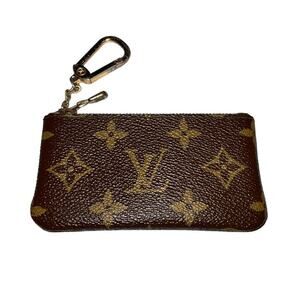 Vintage Louis Vuitton Monogram Pochette Cles Coin Pouch Key Holder